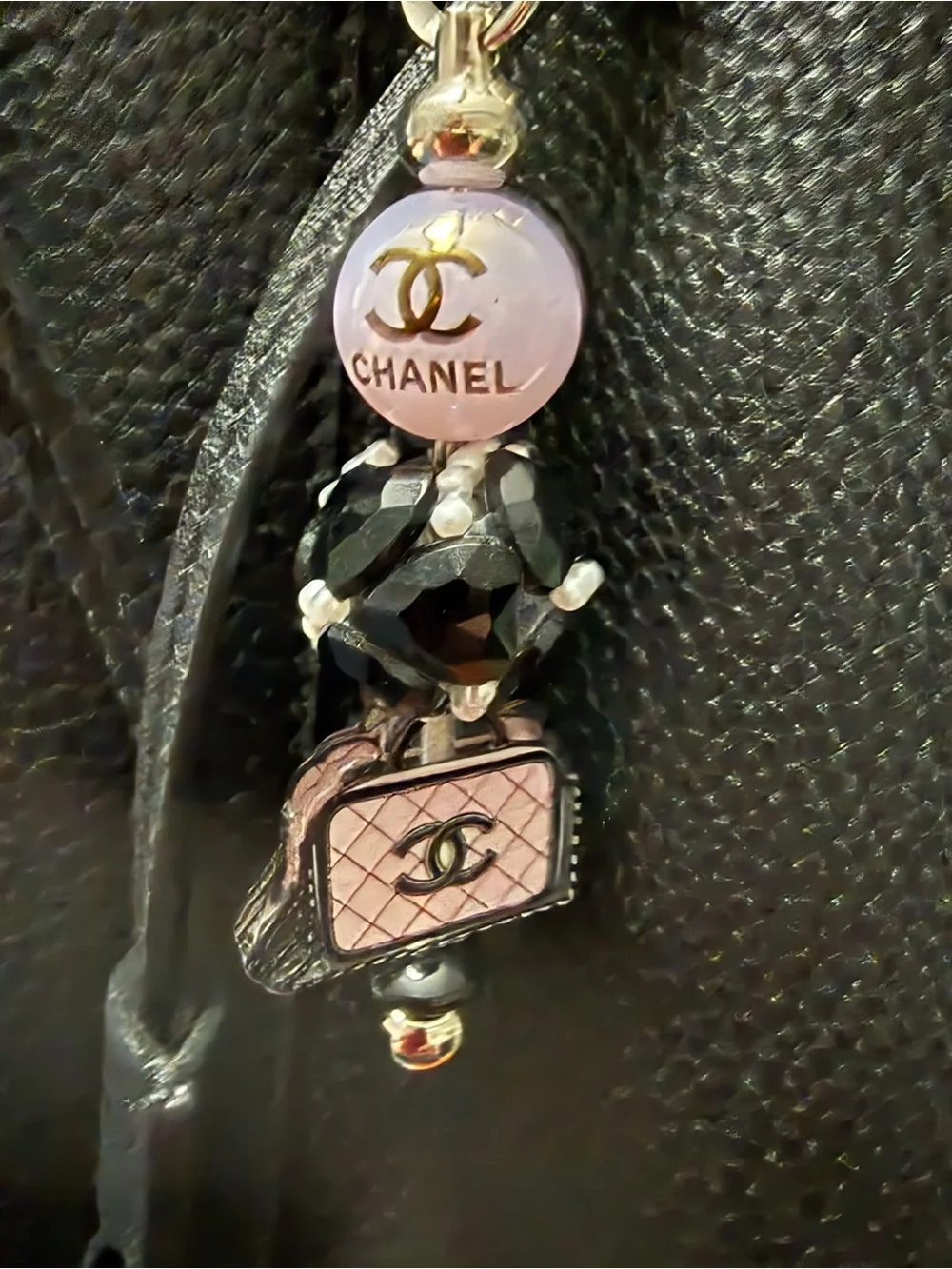 New Beaded Fashion Purse Charm/Keychain - Picture 1 of 2